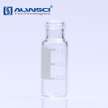 Vaso de Borosilicato gc hplc muestra 2ml Agilent Vial con Patch de Escritura